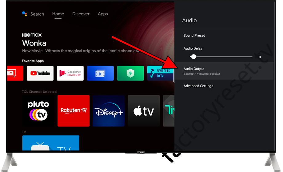 Set up Android TV audio output