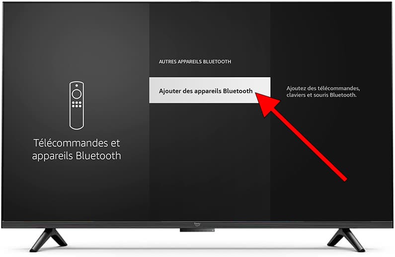 Ajouter appareils Bluetooth Fire TV