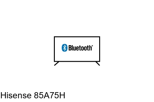 Connect Bluetooth speakers or headphones to Hisense 85A75H