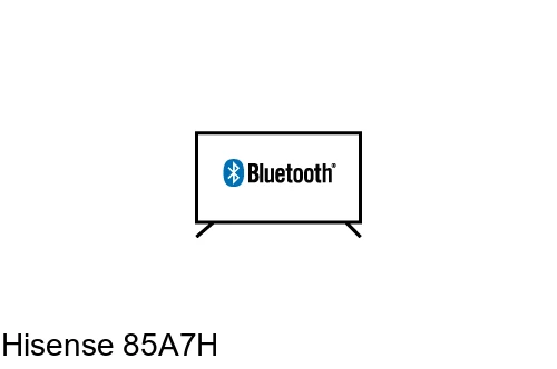 Connect Bluetooth speakers or headphones to Hisense 85A7H
