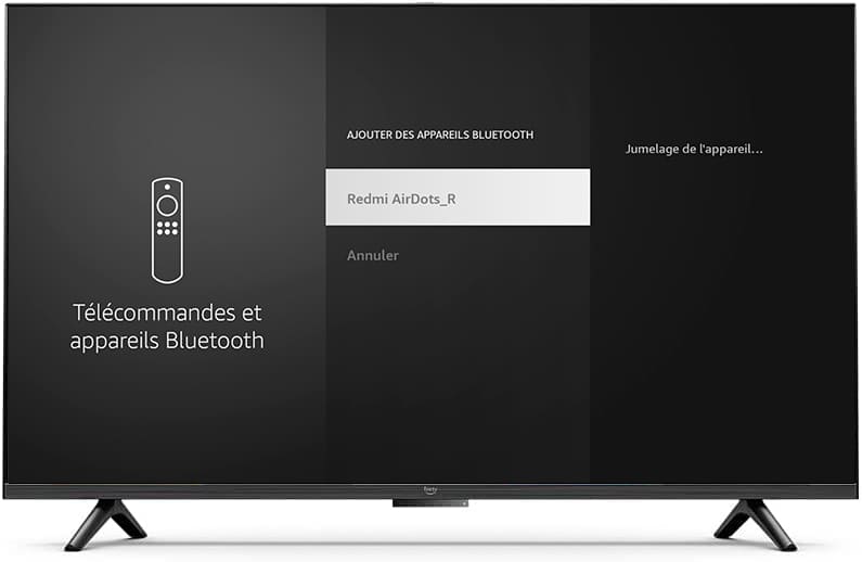Appareil Bluetooth couplé Fire TV