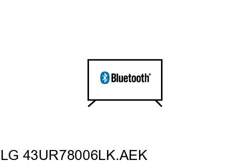 Connectez le haut-parleur Bluetooth au LG 43UR78006LK.AEK