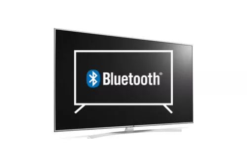 Connect Bluetooth speakers or headphones to LG 75" Super UHD TV