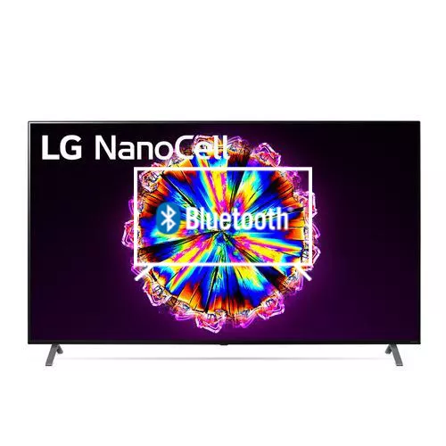 Connect Bluetooth speakers or headphones to LG 75NANO906NA