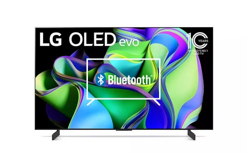 Connect Bluetooth speakers or headphones to LG OLED42C3PUA
