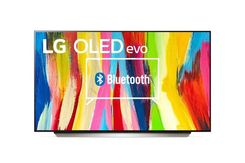 Connect Bluetooth speakers or headphones to LG OLED48C28LB