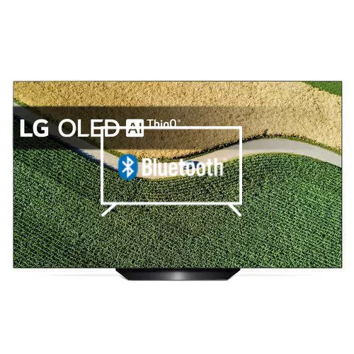 Connect Bluetooth speakers or headphones to LG OLED55B9PLA