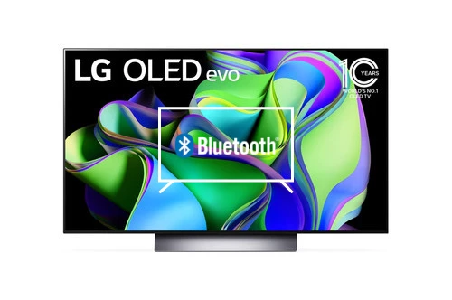 Connect Bluetooth speakers or headphones to LG OLED55C36LC