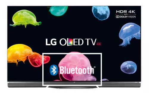 Connect Bluetooth speakers or headphones to LG OLED55E6V
