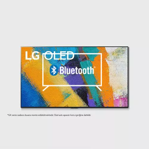 Connect Bluetooth speakers or headphones to LG OLED55GX6LA