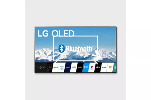 Connect Bluetooth speakers or headphones to LG OLED55GXPUA