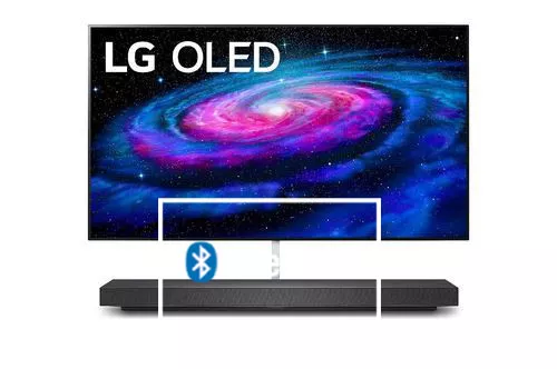 Connect Bluetooth speakers or headphones to LG OLED65WX9LA