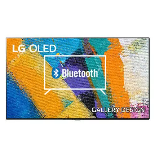 Connect Bluetooth speakers or headphones to LG OLED77GX6LA