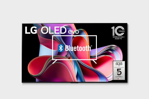 Connect Bluetooth speakers or headphones to LG OLED83G3PUA