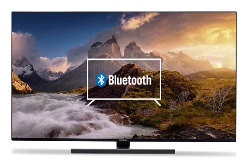 Connectez le haut-parleur Bluetooth au MEDION LIFE® X15023 (MD 31171) QLED Android TV | 125,7 cm (50'') Ultra HD Smart TV | HDR | Dolby Vision® | Micro Dimming | MEMC | klaar voor PVR | Netflix | 
