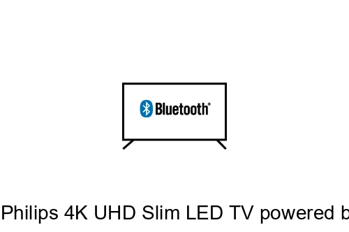 Connect Bluetooth speaker to Philips 4K UHD Slim LED TV powered by Android™ 50PUT6800/79
