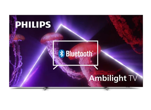 Connect Bluetooth speakers or headphones to Philips 77OLED807/12