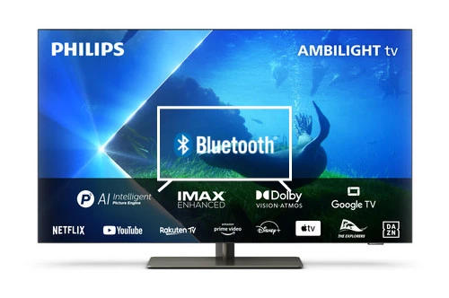 Connect Bluetooth speakers or headphones to Philips OLED 48OLED808 4K Ambilight TV