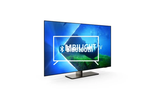 Connect Bluetooth speakers or headphones to Philips OLED 48OLED818 4K Ambilight TV