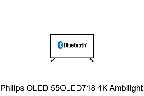 Connectez le haut-parleur Bluetooth au Philips OLED 55OLED718 4K Ambilight TV