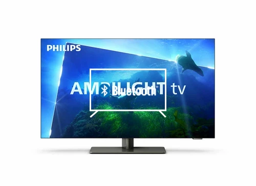 Connect Bluetooth speakers or headphones to Philips TV Ambilight 4K