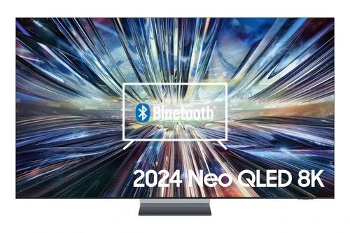 Connect Bluetooth speakers or headphones to Samsung 2024 65” QN900D Flagship Neo QLED 8K HDR Smart TV
