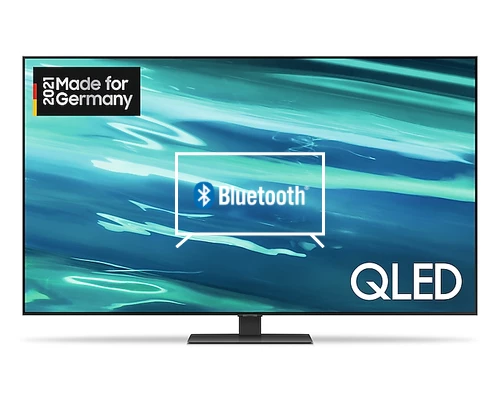 Connect Bluetooth speakers or headphones to Samsung 55" QLED 4K Q80A (2021)