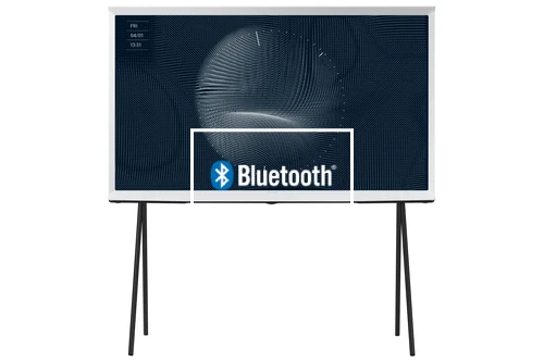 Connect Bluetooth speaker to Samsung 65" The Serif LS01B QLED 4K HDR Smart TV in Cloud White (2023)