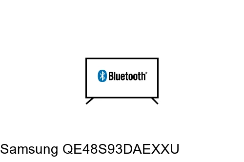 Connect Bluetooth speakers or headphones to Samsung QE48S93DAEXXU