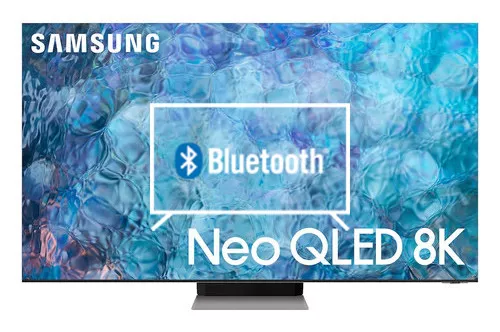 Connect Bluetooth speakers or headphones to Samsung QN75QN900AF
