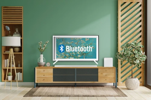 Connect Bluetooth speaker to Samsung TV The Frame 4K e Soundbar - Sound Experience Pack