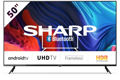 Connect Bluetooth speakers or headphones to Sharp 4T-C50FL1KL2AB