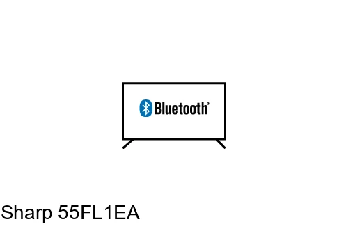 Connect Bluetooth speakers or headphones to Sharp 55FL1EA