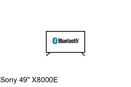 Connectez le haut-parleur Bluetooth au Sony 49" X8000E