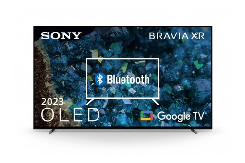 Connect Bluetooth speakers or headphones to Sony FWD-65A80L