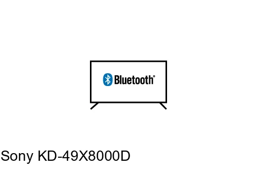 Connect Bluetooth speakers or headphones to Sony KD-49X8000D