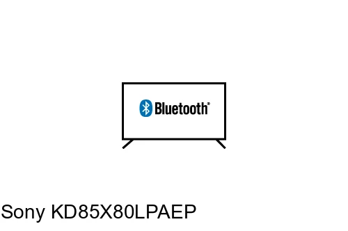 Connect Bluetooth speakers or headphones to Sony KD85X80LPAEP