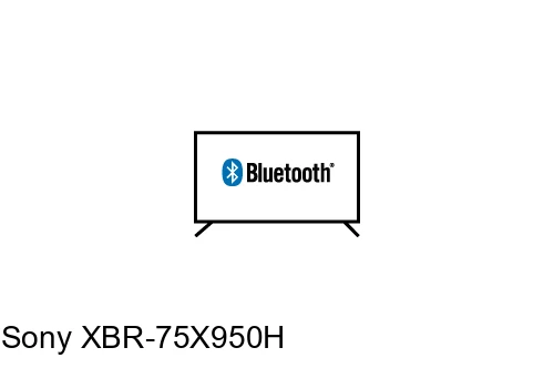 Connect Bluetooth speakers or headphones to Sony XBR-75X950H