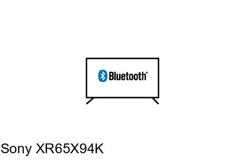 Connect Bluetooth speakers or headphones to Sony XR65X94K