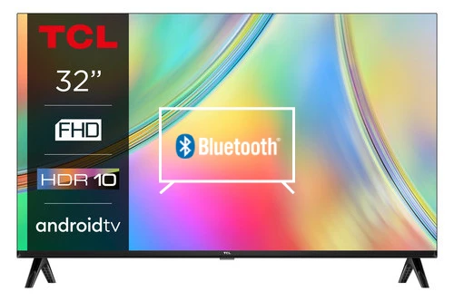 Connect Bluetooth speakers or headphones to TCL 32S5400AF