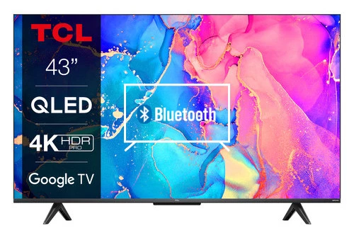 Connect Bluetooth speakers or headphones to TCL 43C631