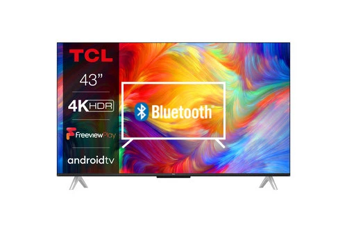 Connect Bluetooth speakers or headphones to TCL 43P638K