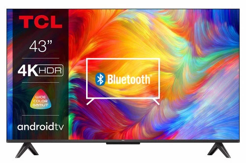 Connect Bluetooth speakers or headphones to TCL 43P735K