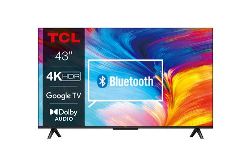 Connect Bluetooth speakers or headphones to TCL 4K Ultra HD 43" 43P635 Dolby Audio Google TV 2022