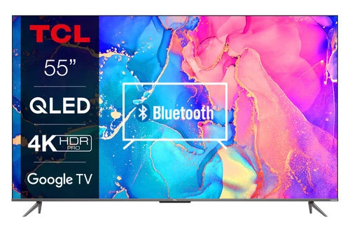 Connect Bluetooth speakers or headphones to TCL 55C631