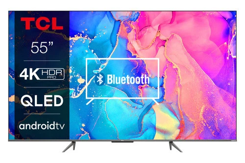 Connect Bluetooth speakers or headphones to TCL 55C635K