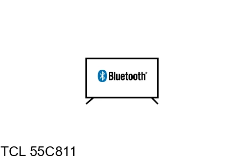 Connect Bluetooth speakers or headphones to TCL 55C811