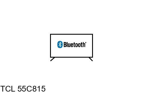 Connect Bluetooth speakers or headphones to TCL 55C815