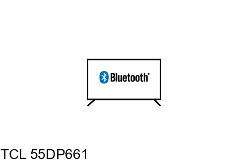 Connect Bluetooth speakers or headphones to TCL 55DP661