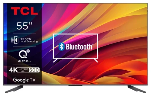 Connect Bluetooth speakers or headphones to TCL 55QLED810 4K QLED Google TV